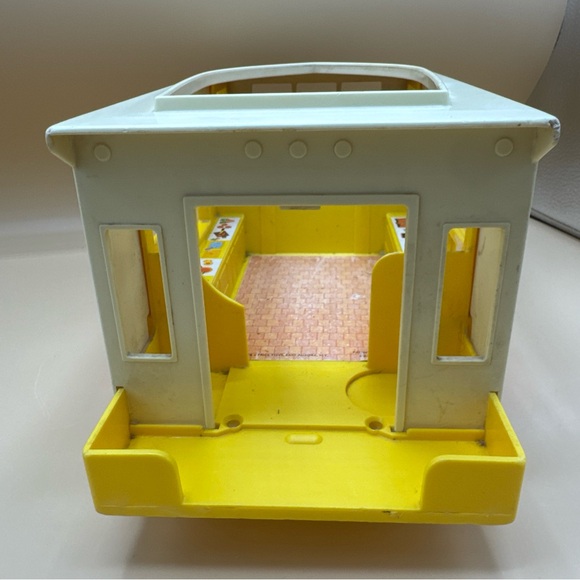 Vintage Fisher Price Little People Play Family Camper Top & Truck - see pics - Picture 4 of 11